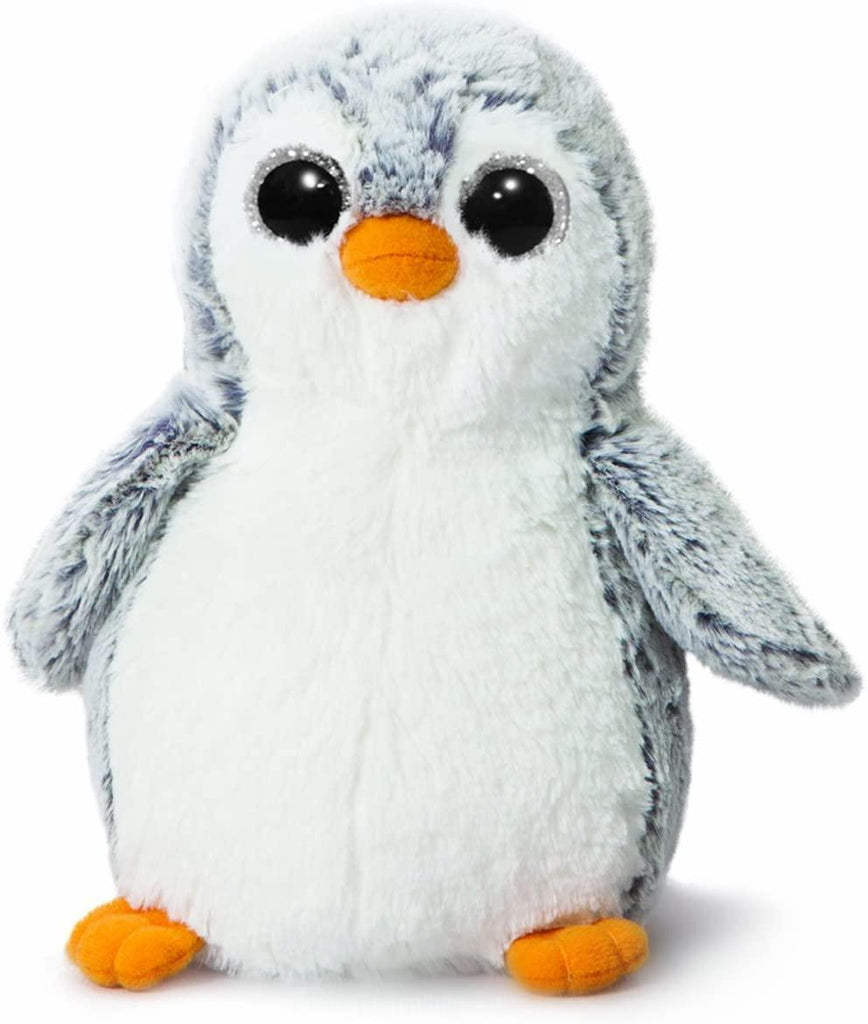 AURORA 73747 Pompom Penguin 11-inch Soft Toy, Grey - TOYBOX Toy Shop