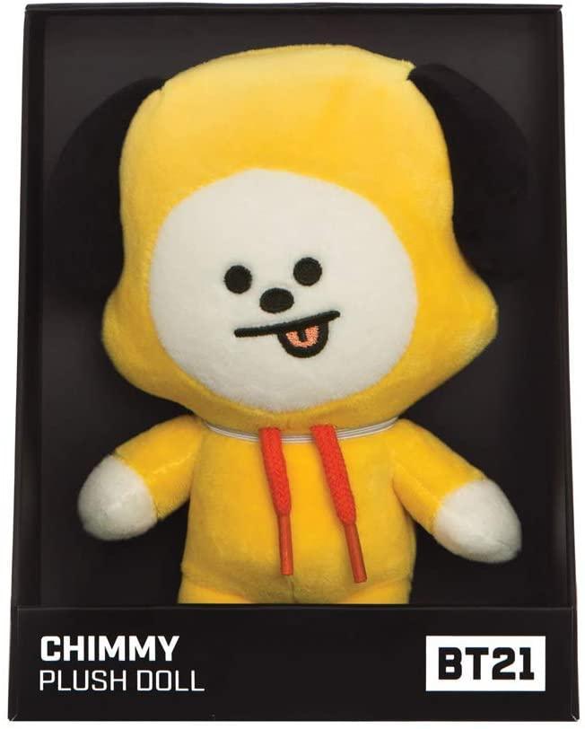 AURORA BT21 Official Merchandise, 61325 CHIMMY 17cm Soft Toy - Yellow - TOYBOX Toy Shop