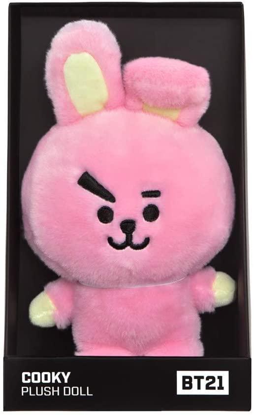 AURORA BT21 Official Merchandise, 61326 Cooky 20cm Soft Toy - Pink - TOYBOX Toy Shop