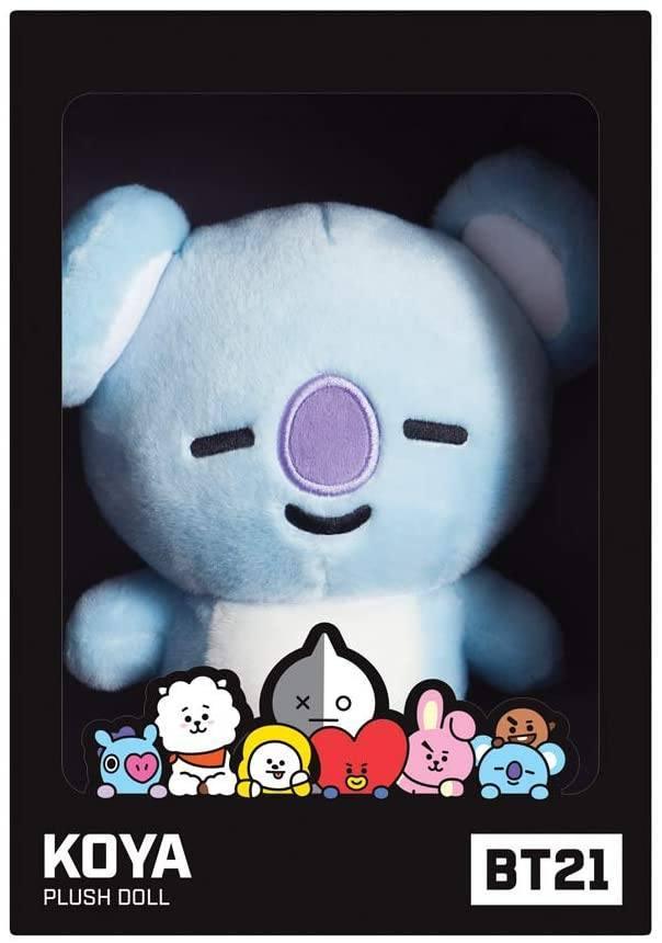 AURORA BT21 Official Merchandise, KOYA Soft Toy 61320, Medium - Blue - TOYBOX Toy Shop