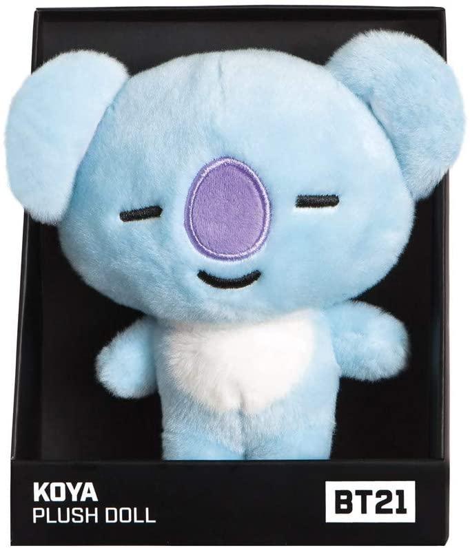 AURORA BT21 Official Merchandise, KOYA Soft Toy, Small, 61328, Blue - TOYBOX Toy Shop