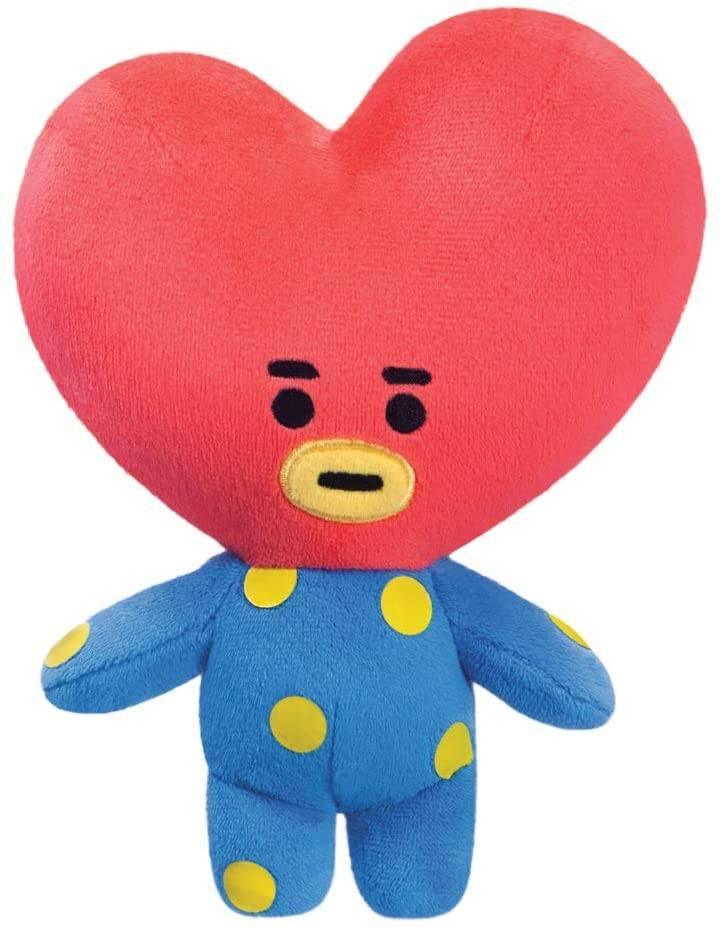 AURORA BT21 Official Merchandise, TATA Soft Toy, Small, 61327, Blue and Red - TOYBOX Toy Shop