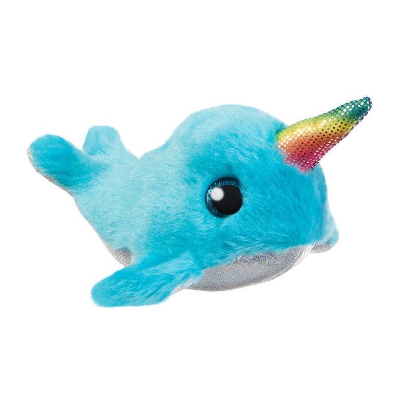 AURORA Coral Narwhal Sparkle Tales Mini 10cm Soft Toy - TOYBOX Toy Shop