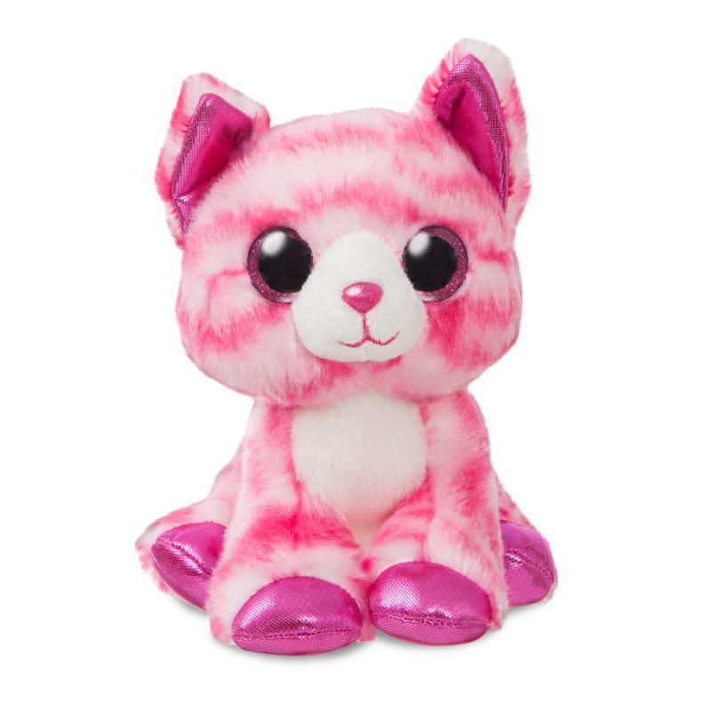 AURORA Crystal Pink Cat Plush 17cm - TOYBOX Toy Shop