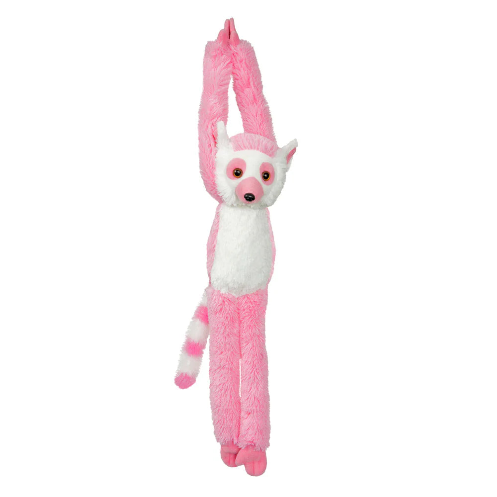 Hanging Lemur Pink Soft Toy - TOYBOX Toy Shop