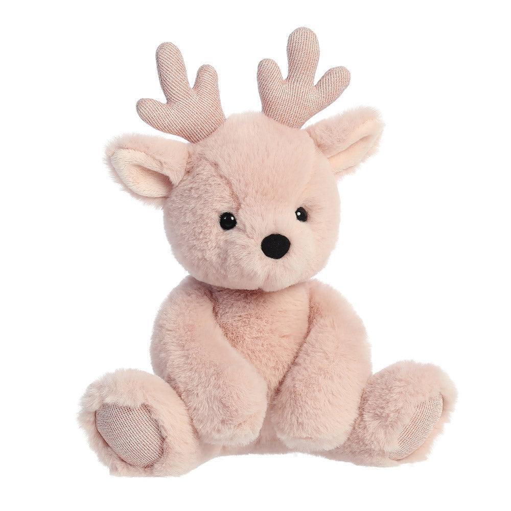 AURORA Merry Reindeer 9.5-inch Plush - Pink - TOYBOX Toy Shop