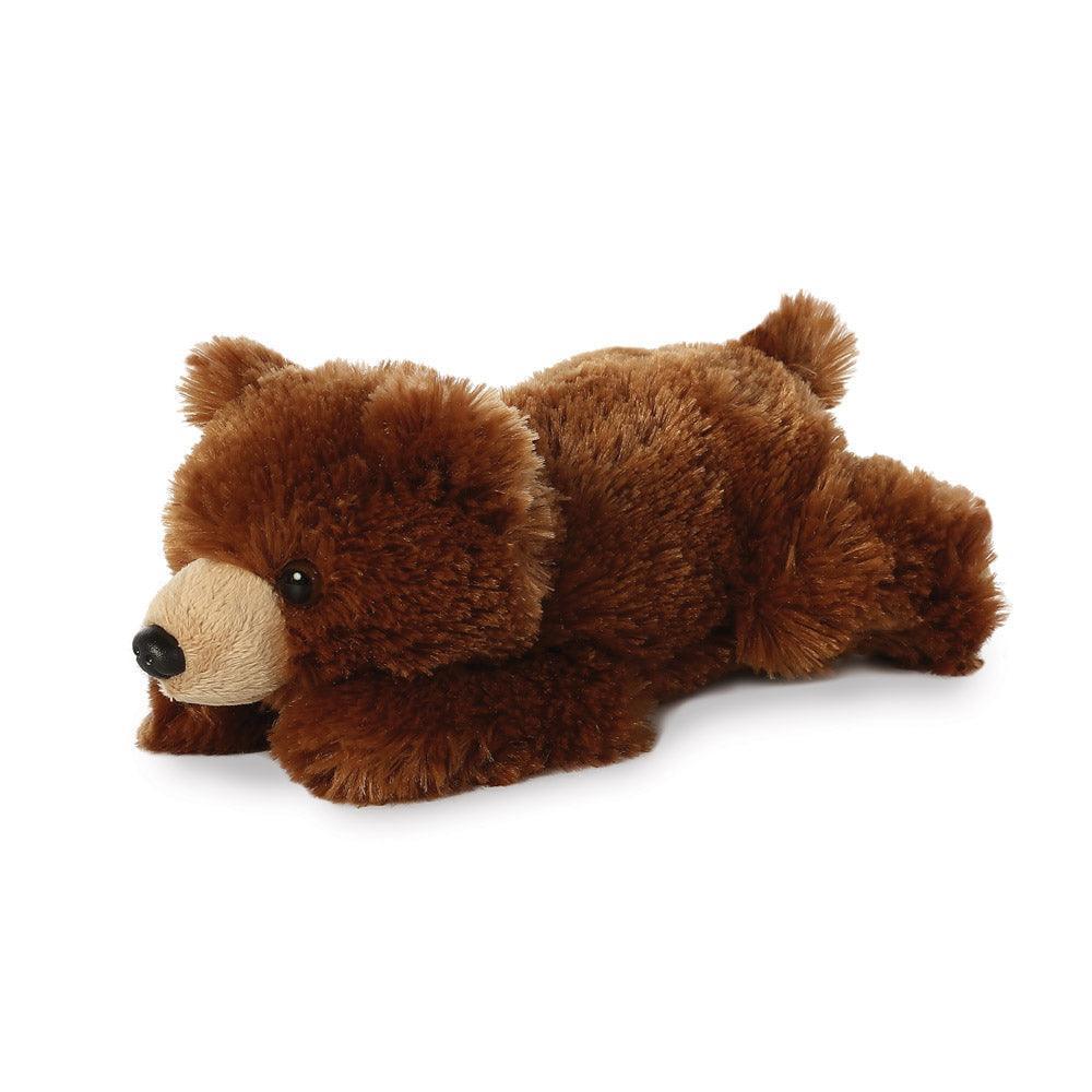 AURORA Mini Flopsie Grizzly Bear 8-inch Plush - TOYBOX Toy Shop