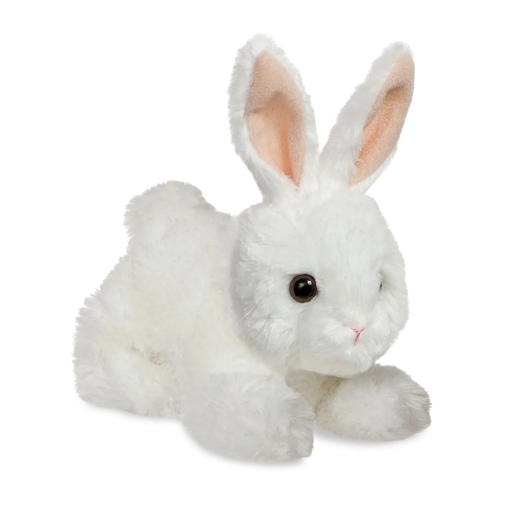 Mini Flopsies Baby White Bunny 8-inch Soft Toy - TOYBOX Toy Shop
