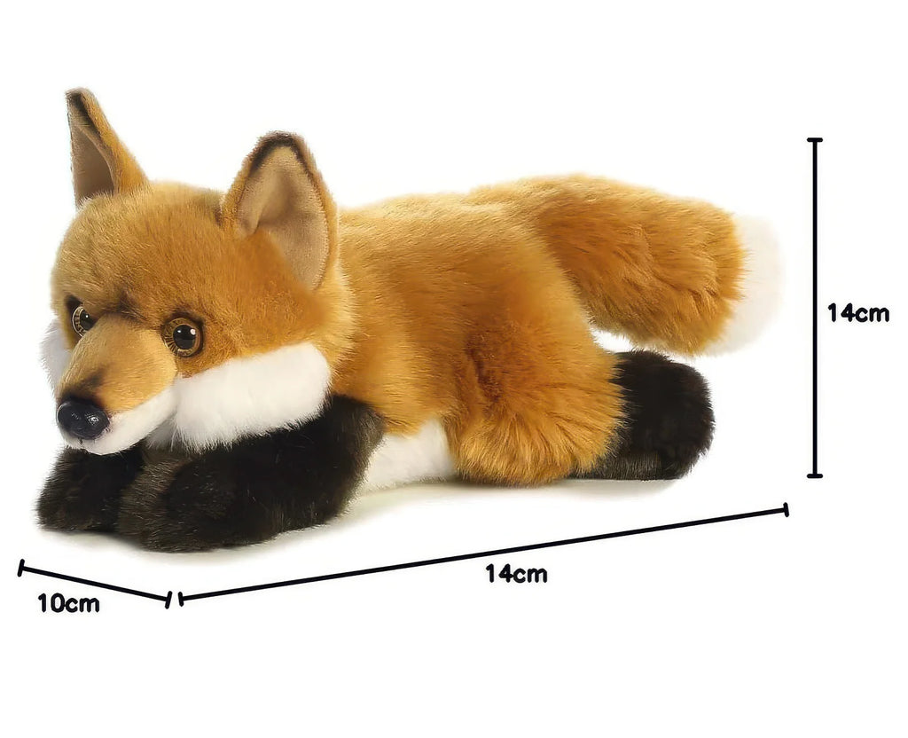 Aurora MiYoni Fox Lying 11-inch Soft Toy - TOYBOX Toy Shop