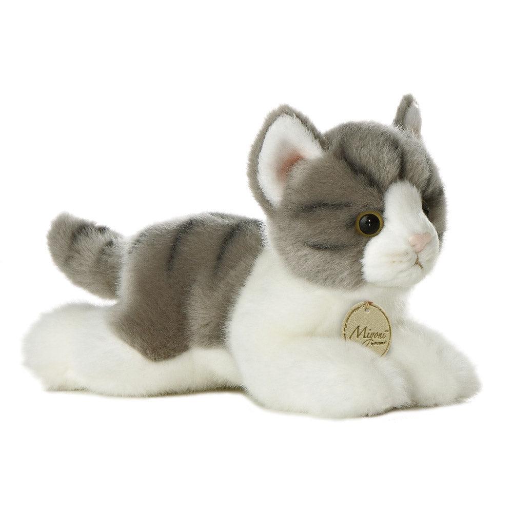 AURORA MiYoni Grey Tabby Cat 8-inch Plush - TOYBOX Toy Shop