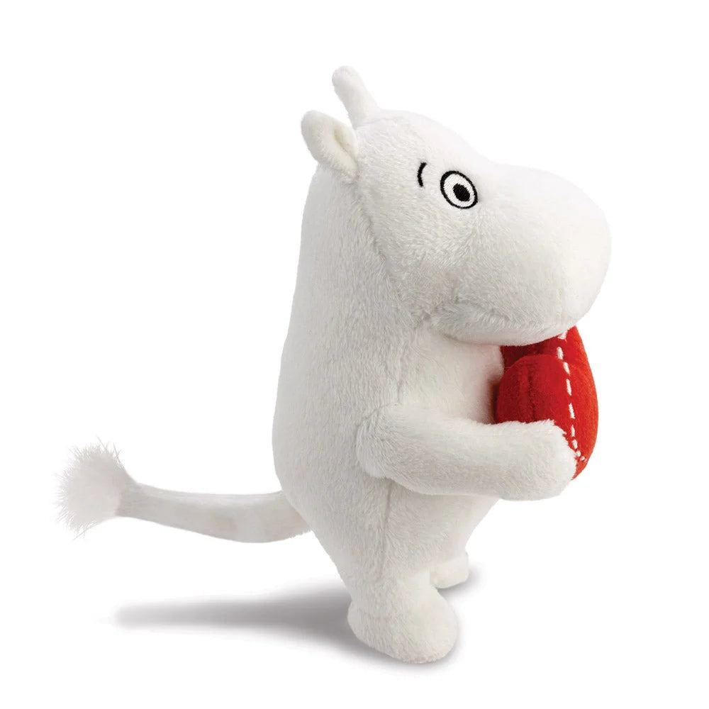 Moomin Standing 6.5-inch Soft Toy with Heart - TOYBOX Toy Shop