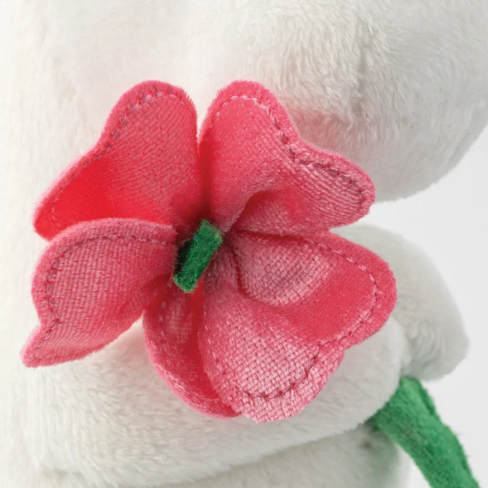 Moomin Standing 6.5-inch Soft Toy with Pink Flower - TOYBOX Toy Shop