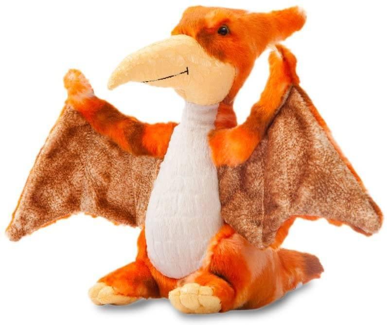 AURORA Pteranodon Dinosaur 9.5-Inch Soft Toy - Orange - TOYBOX