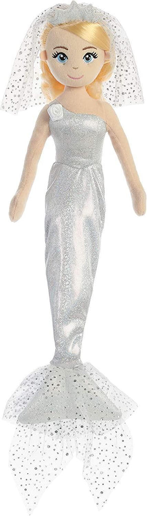 AURORA Sea Shimmers Crystal Mermaid Bride 45cm Plush Doll - TOYBOX Toy Shop