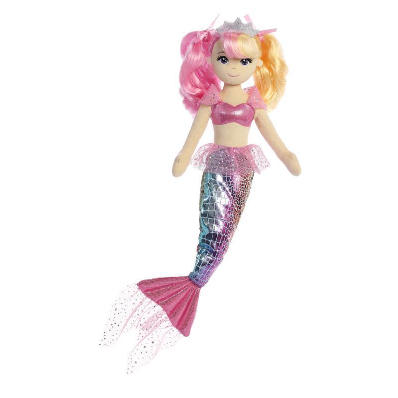 AURORA Sea Sparkles Pastel Sea Rose Plush Doll 45cm - TOYBOX Toy Shop