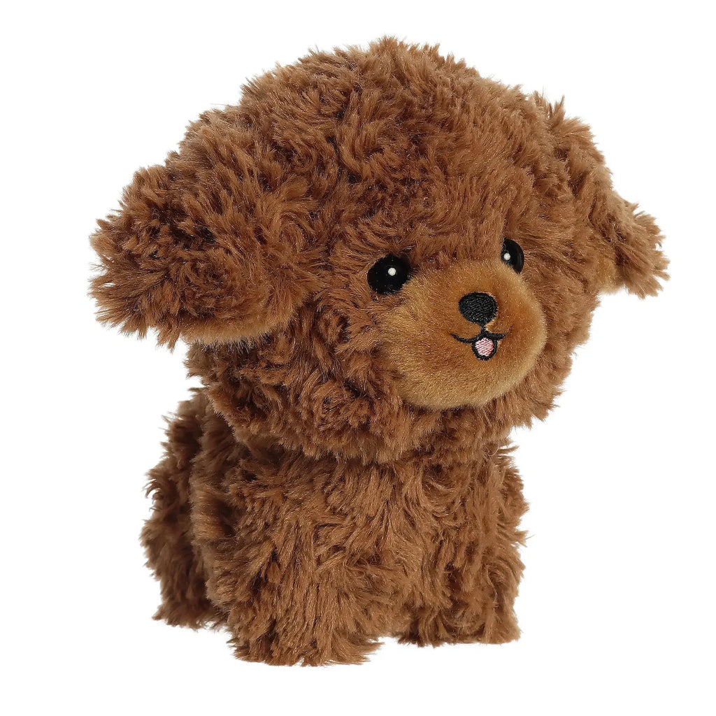 AURORA Teddy Pets Brown Poodle 17cm Soft Toy