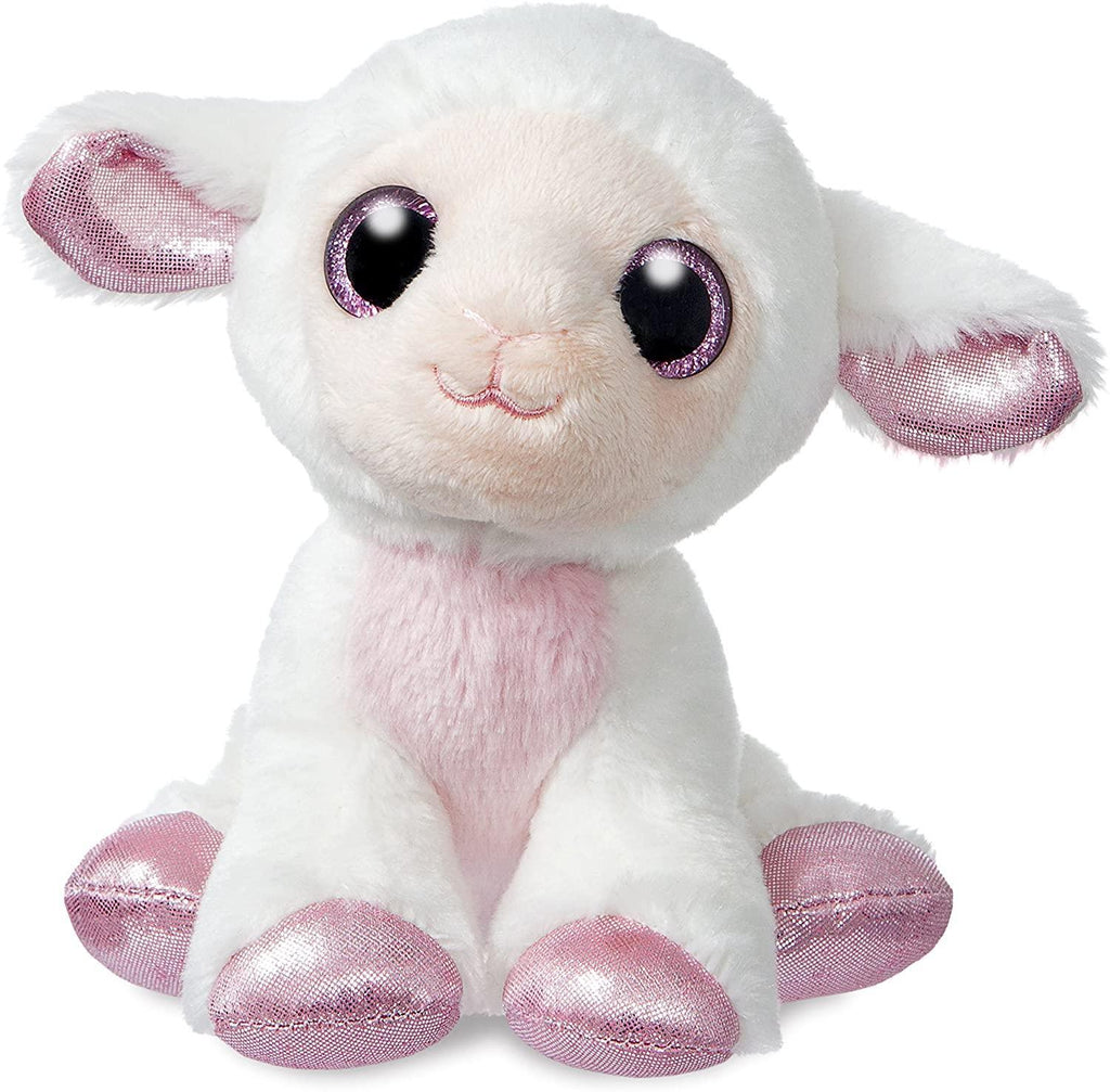 AURORA World 60946 Sparkle Tales Lily Lamb 7-inch Soft Toy - TOYBOX Toy Shop