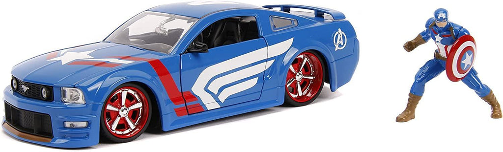 Avengers Captain America with Car - TOYBOX Toy Shop