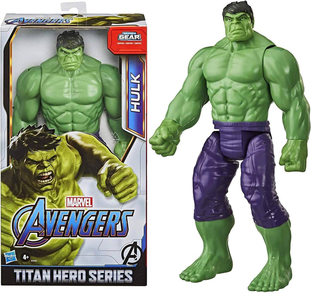 Avengers Marvel Titan Hero Series Blast Gear Deluxe Hulk 12-inch Action Figure - TOYBOX