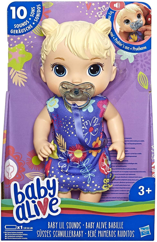 Baby Alive E3690 Baby Lil Sounds: Interactive Baby Doll - TOYBOX Toy Shop
