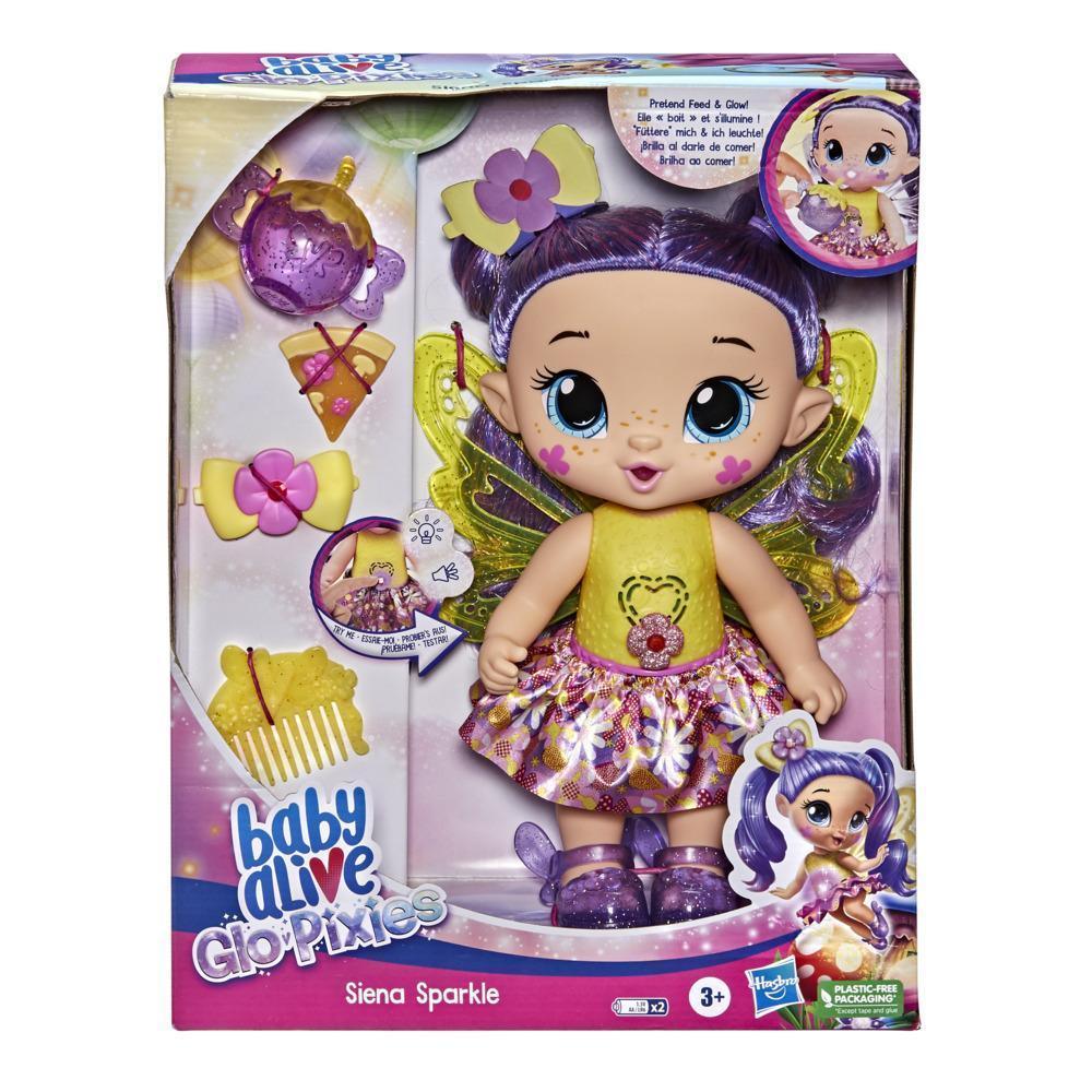 Baby Alive Glo Pixies Doll Siena Sparkle Interactive Doll - TOYBOX Toy Shop