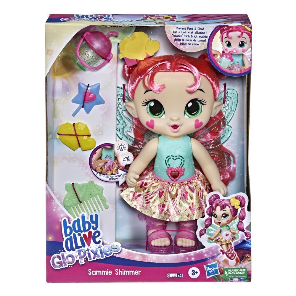 Baby Alive Glo Pixies Sammie Shimmer Interactive Doll - TOYBOX Toy Shop