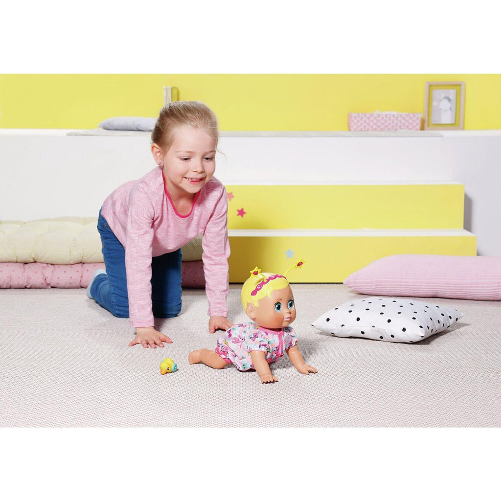 BABY Born 825884 Funny Faces – Crawling Baby Interactive Doll 36cm - TOYBOX