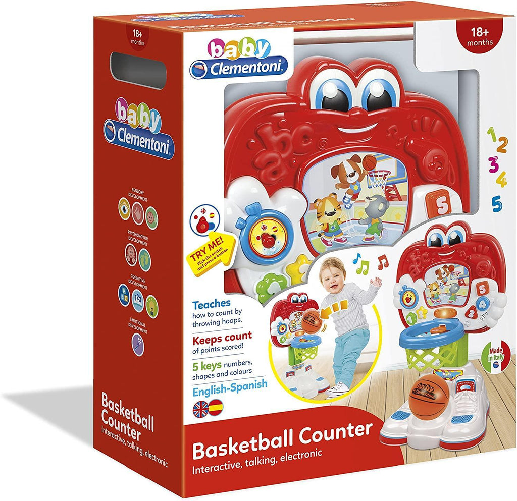 Baby Clementoni Basketball Counter - TOYBOX Toy Shop