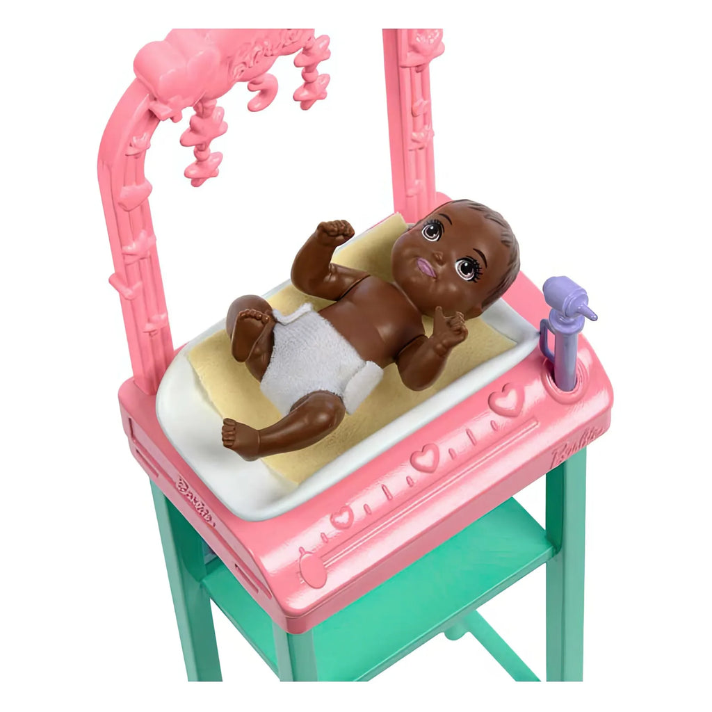 Barbie Baby Doctor Doll with Blonde Fashion Doll Playset