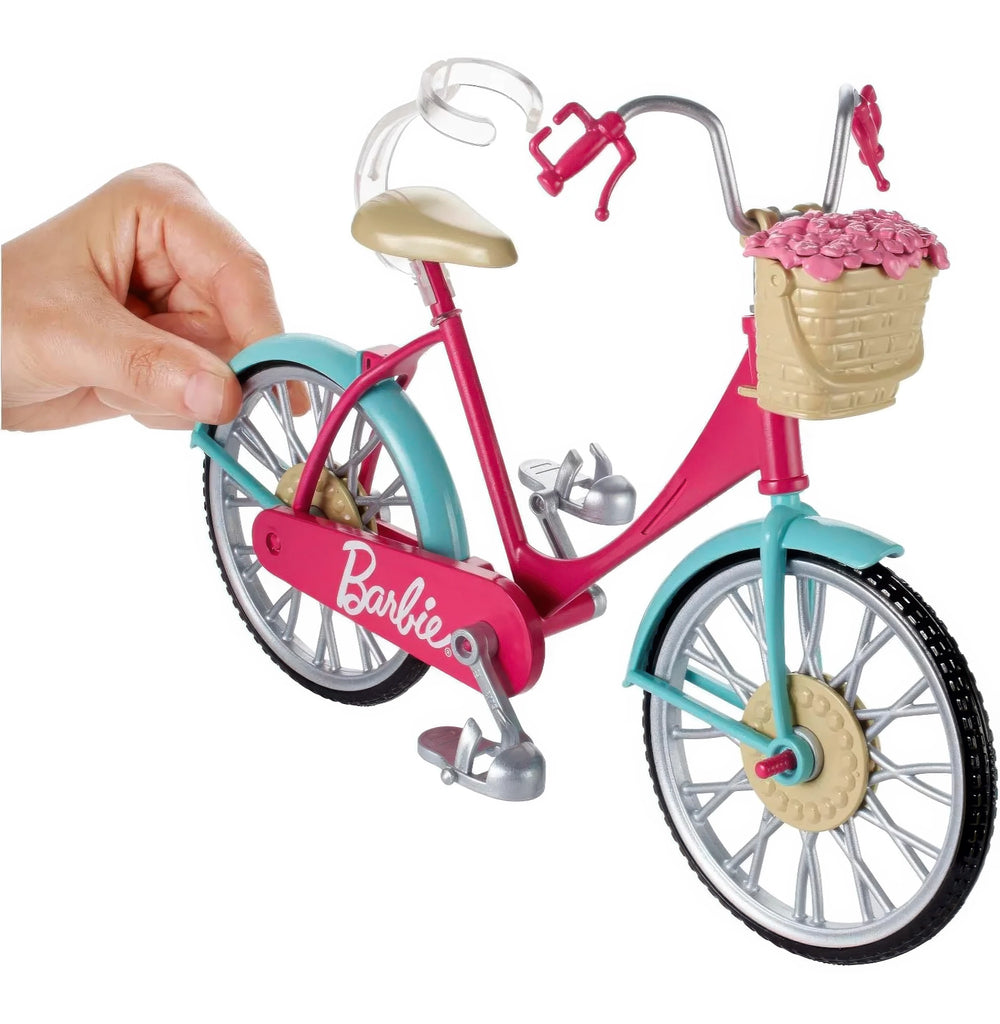Barbie Bicycle with Basket of Flowers