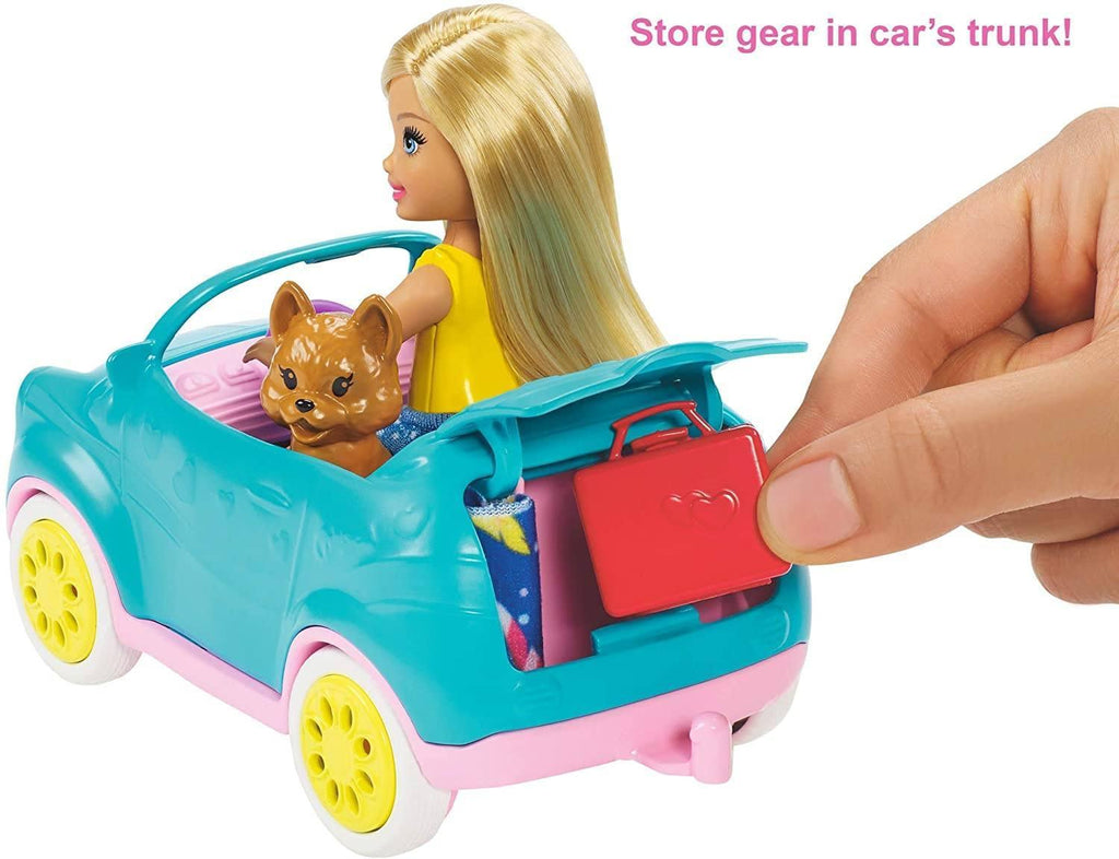 Barbie Club Chelsea Playset with Doll, Puppy, Car, Transforming Camper and Accessories - TOYBOX Toy Shop
