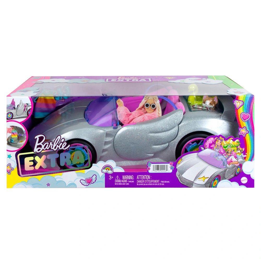 Barbie Extra Silver Car with Pet Puppy & Accessories - TOYBOX Toy Shop