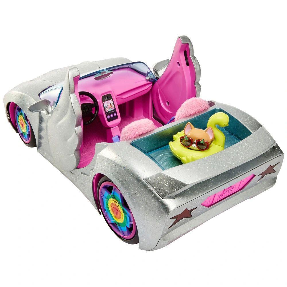 Barbie Extra Silver Car with Pet Puppy & Accessories - TOYBOX Toy Shop