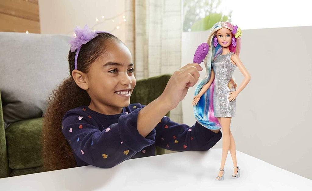 Barbie GHN04 Fantasy Hair Doll with Mermaid & Unicorn Looks - TOYBOX Toy Shop