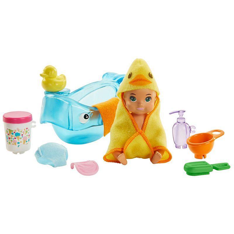 Barbie GHV84 Skipper Babysitters Feeding and Bath-Time Playset - TOYBOX Toy Shop