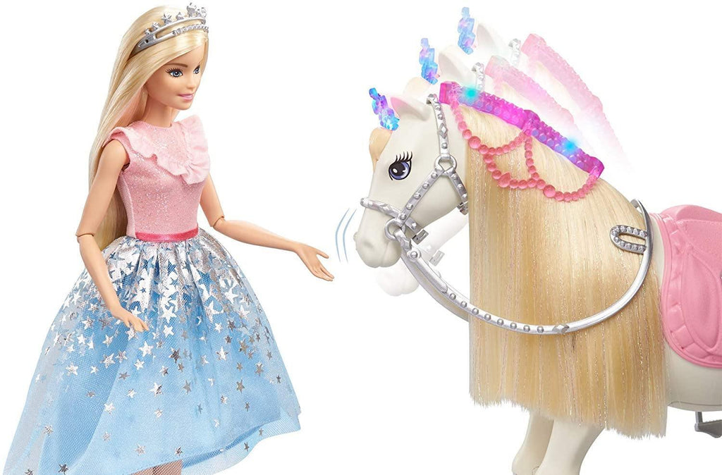 Barbie GML79 Princess Adventure Doll and Prance & Shimmer Horse - TOYBOX Toy Shop