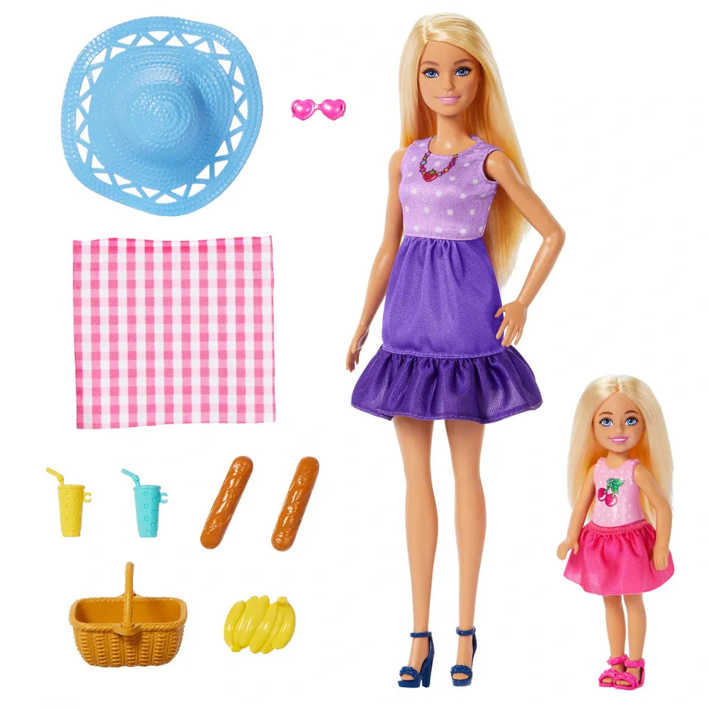 Barbie Malibu Barbie & Chelsea 2 Pack