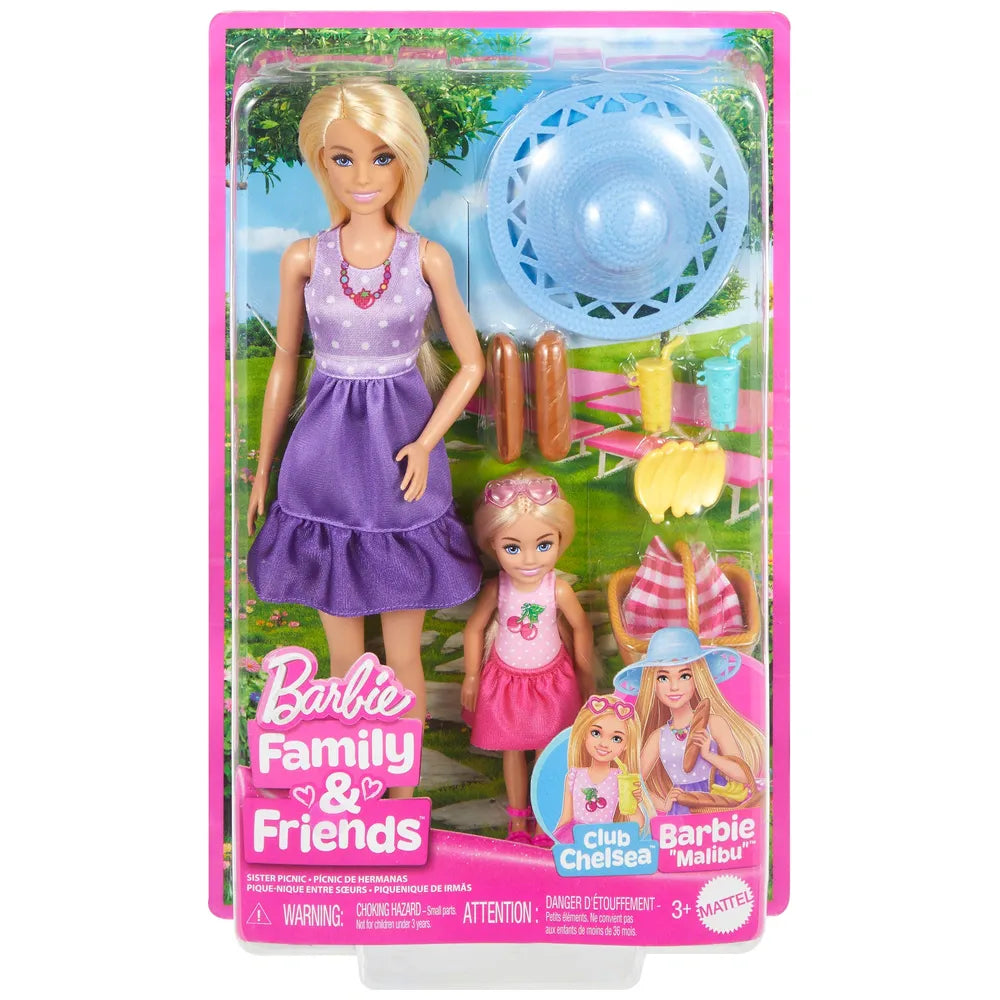 Barbie Malibu Barbie & Chelsea 2 Pack