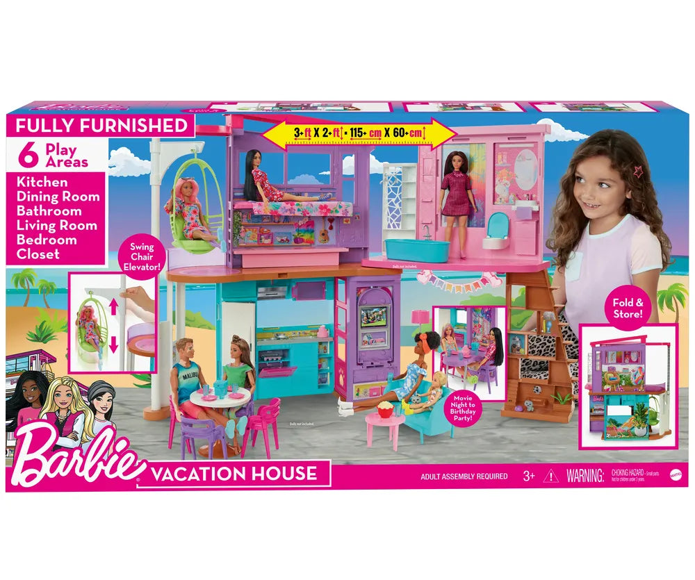 Barbie Malibu Vacation House Playset