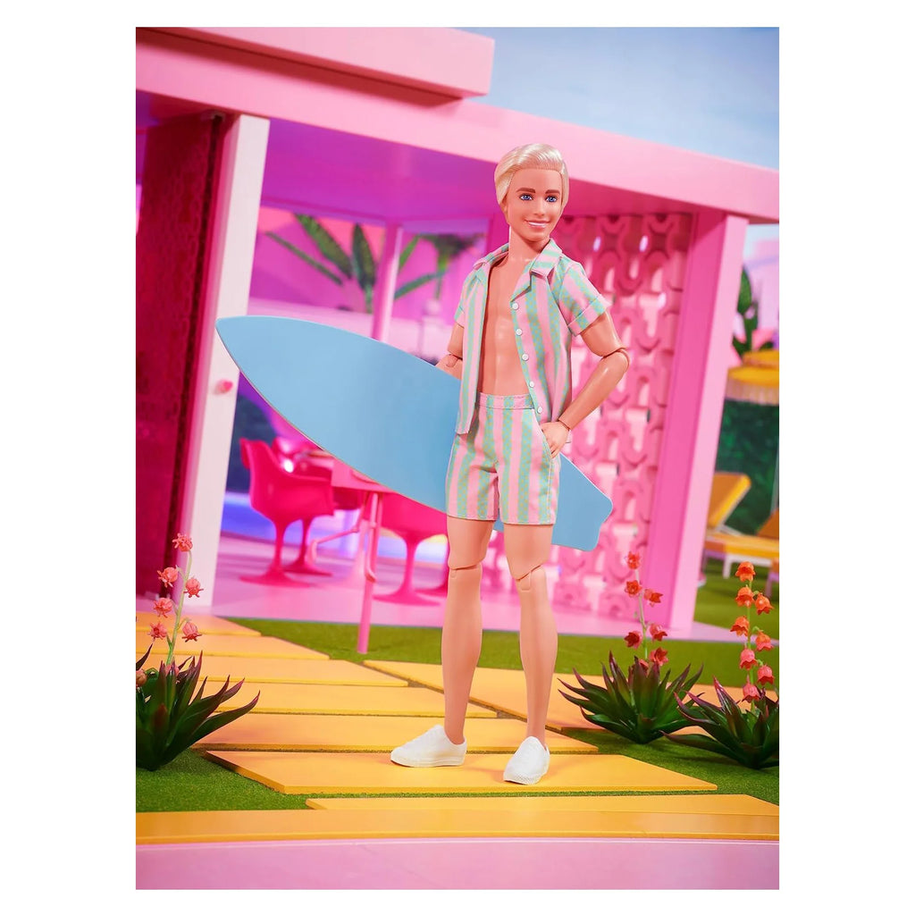 BARBIE Movie Ken Doll Pastel Stripes Beach Set - TOYBOX Toy Shop