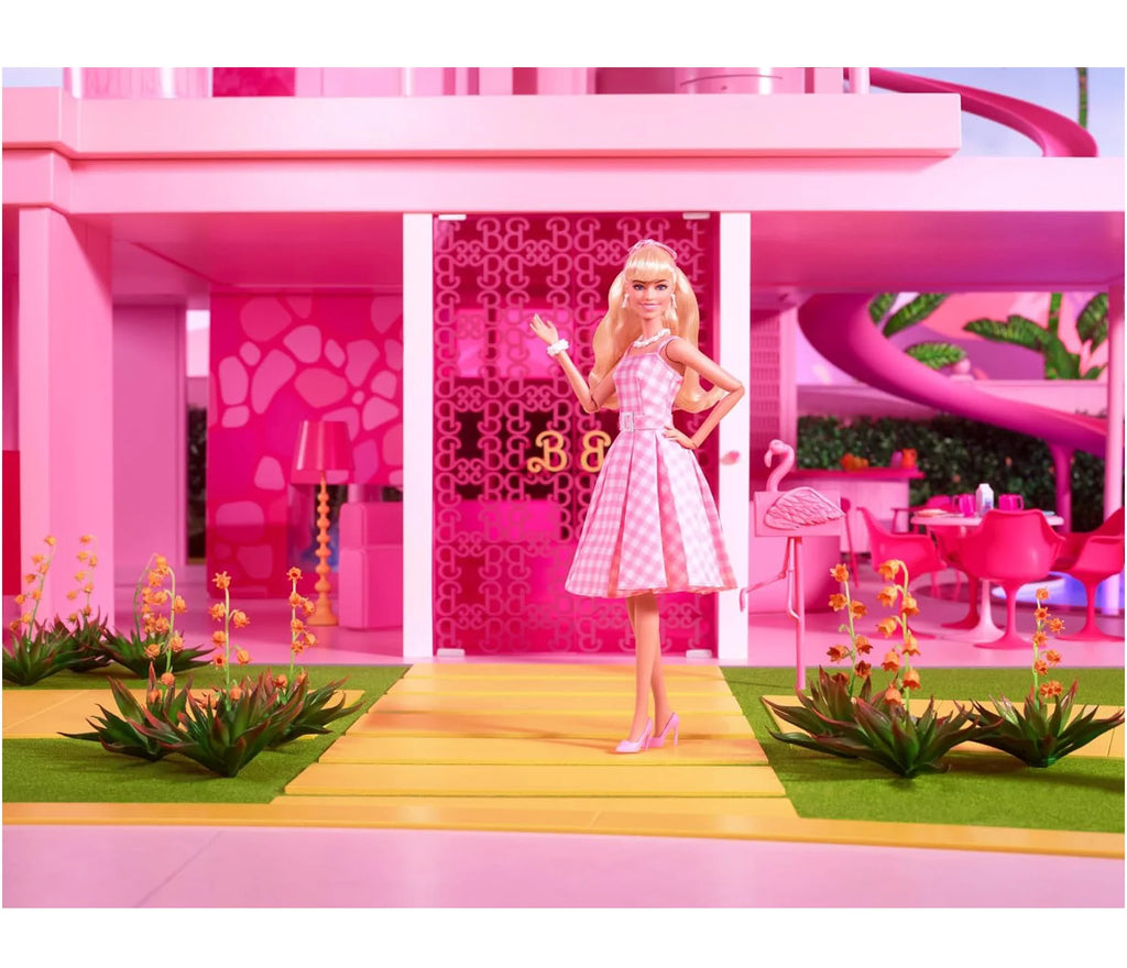 BARBIE Movie Pink Gingham Dress Doll - TOYBOX Toy Shop
