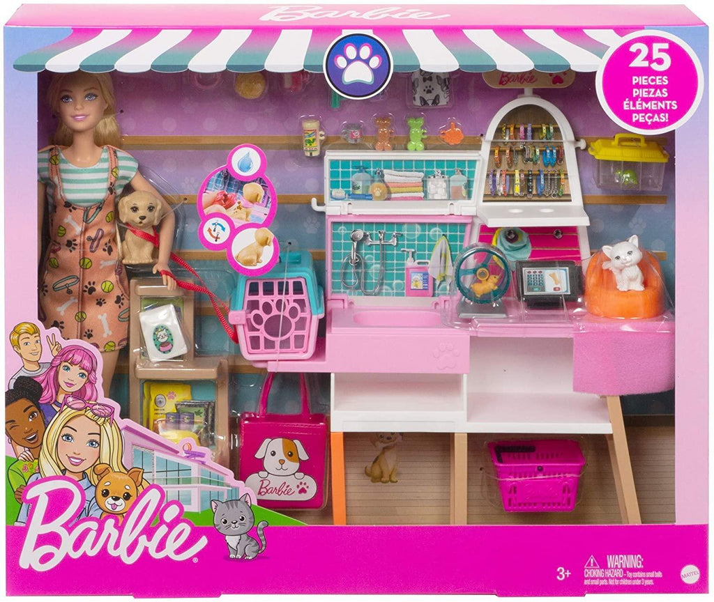Barbie Pet Supply Store Playset and Doll - TOYBOX Toy Shop