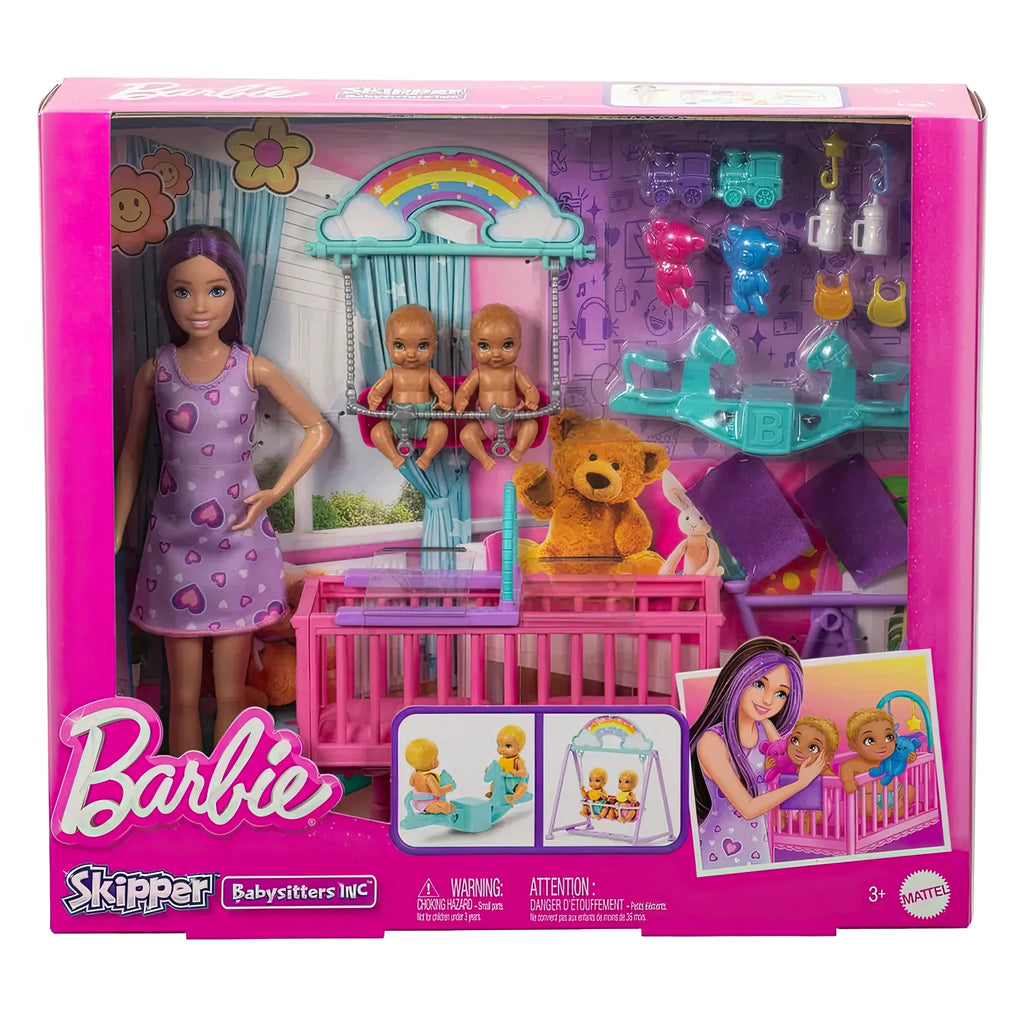 Barbie Skipper Babysitter Doll and Nursery Playset