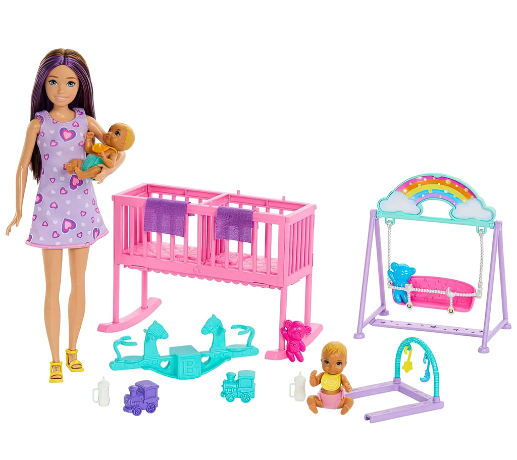 Barbie Skipper Babysitter Doll and Nursery Playset