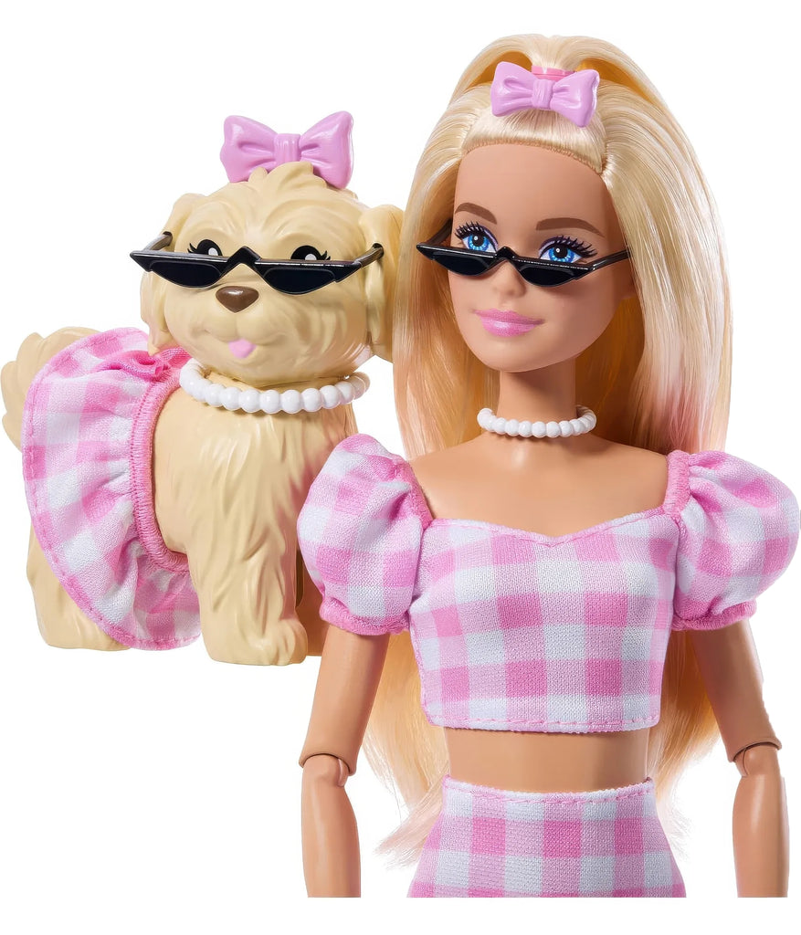 Barbie Twinning Looks Doll with Dog, Blonde