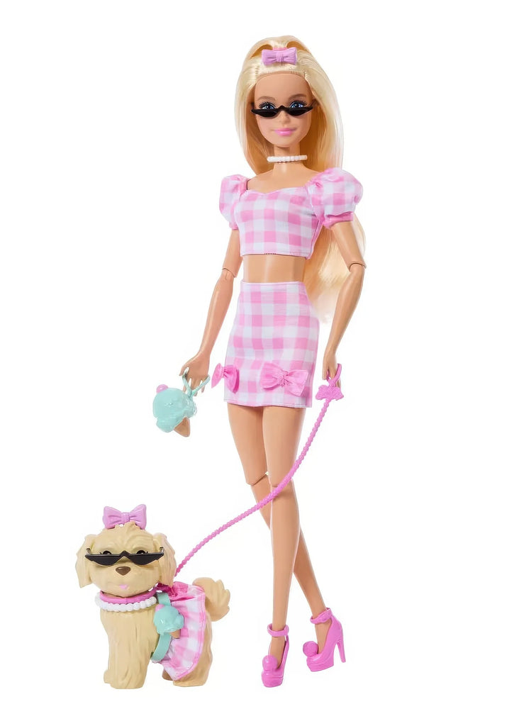 Barbie Twinning Looks Doll with Dog, Blonde