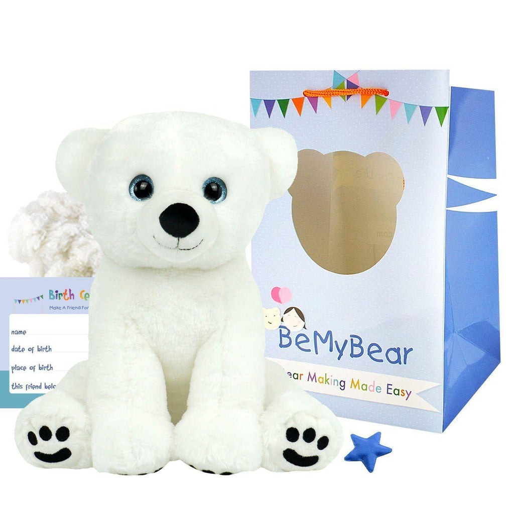 Be My Bear Polar Bear 40cm Soft Toy - TOYBOX Toy Shop