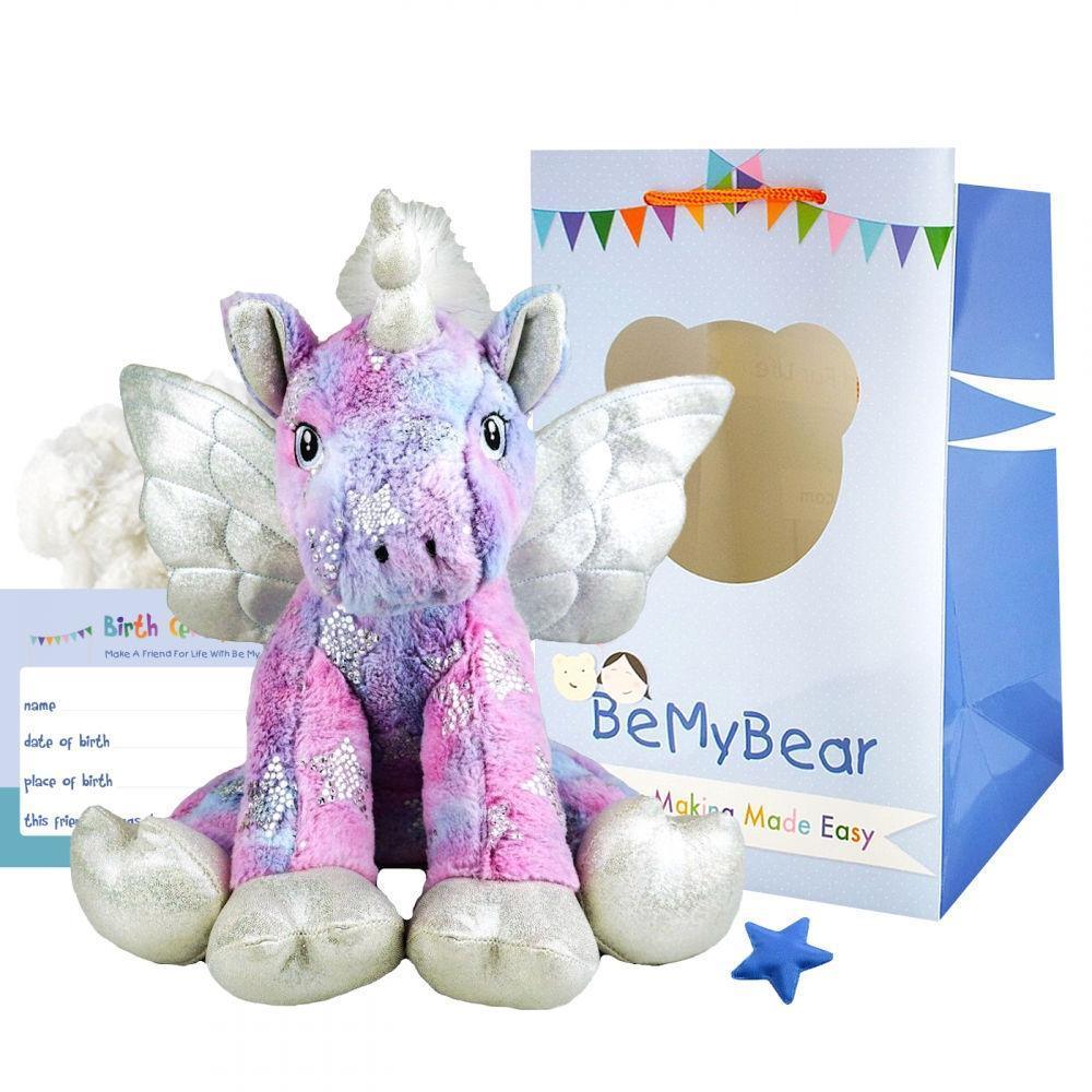 Be My Bear Stardust Unicorn Mythical 40cm Soft Toy - TOYBOX Toy Shop