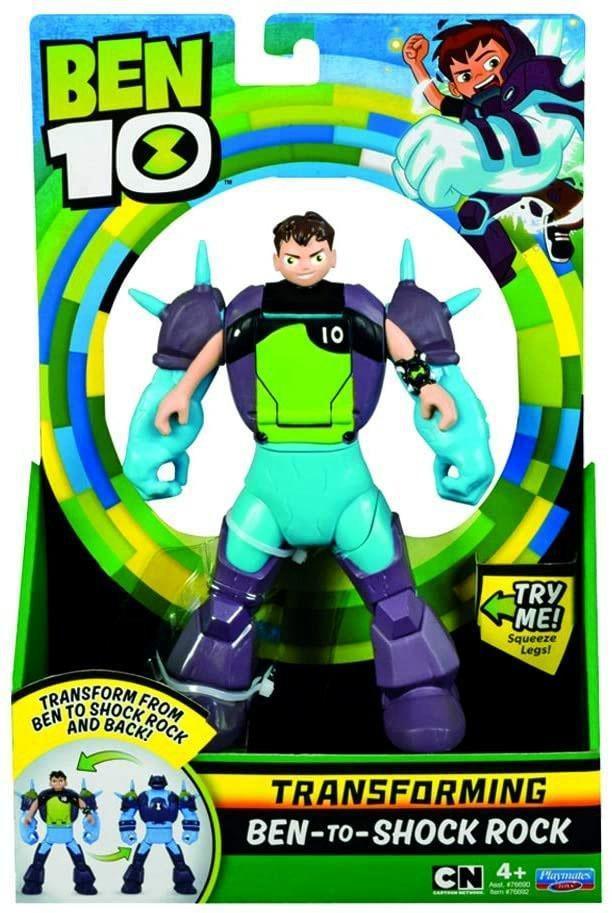 Ben 10 BEN29200 Ben-To-Shockrock Transforming Action Figure - TOYBOX Toy Shop Cyprus