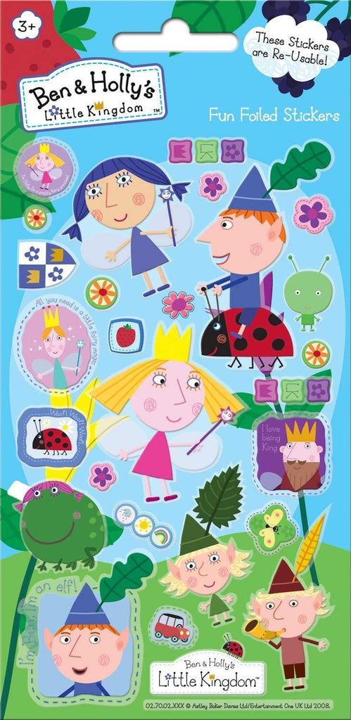 Ben & Hollys Little Kingdom Foil Stickers - TOYBOX Toy Shop